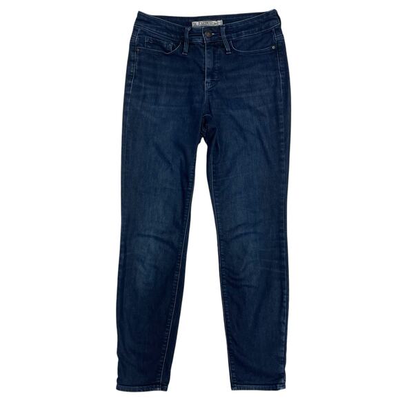 ATHLETA Sculptek™ Skinny Stretch Jeans in Overdye Dark Wash Size 2 - Picture 4 of 9